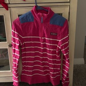 Vineyard Vines Pink and Blue Striped Jacket